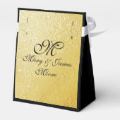 Elegant Gold Foil Bedankdoosjes (Achterkant)