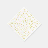 Elegant Gold Foil Confetti Stippen Servetten (Hoek)