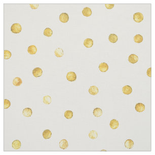 Elegant Gold Foil Confetti Stippen Stof