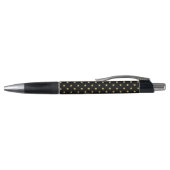 Elegant Gold Folie Monogram Sterren Pen (Bovenkant)