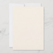 Elegant Gold Frame Classic Wedding Invitation (Dos)