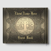 Elegant Gold  gastboek Gastenboek (Achterkant)