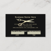 Elégant Gold Glam Hairstyliste Rendez-vous (Dos)