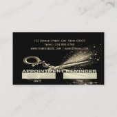 Elégant Gold Glam Hairstyliste Rendez-vous (Dos)