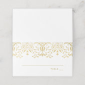 Elegant Gold  Glamor Wedding (Buitenkant ongevouwen)