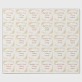 Elegant Gold Glitter 70th Birthday Cadeaupapier (Vlak)