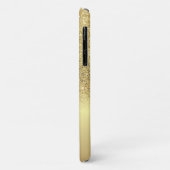 Elegant Gold Glitter Bokeh Lotus Case-Mate iPhone Case (Achterkant/links)