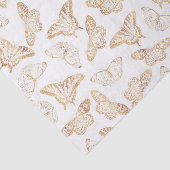 Elegant Gold Glitter Butterfly Tissuepapier (Detail)