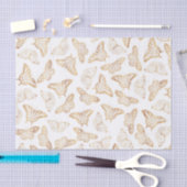 Elegant Gold Glitter Butterfly Tissuepapier (Craft)