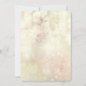 Elegant Gold Glitter Heart, Dress Vrijgezellenfees Kaart (Achterkant)