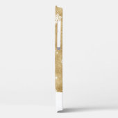 Elegant Gold Glitter-kerstsnowflake-patroon Case-Mate iPhone Case (Achterkant / Links)