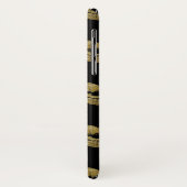 Elegant Gold Glitter Lips Patroon Case-Mate iPhone Case (Achterkant/links)