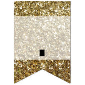 Elegant Gold Glitter Printing Wedding Vlaggetjes (Eerste vlag)