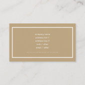 Elegant Gold Glitter Sparkles Visitekaartjes (Achterkant)