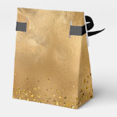 Elegant Gold Glitter Wedding Jubileum Hartelijk da Bedankdoosjes (Achterkant)