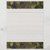 Elegant Gold Gothic Night Lined Recippage Insert (Achterkant)