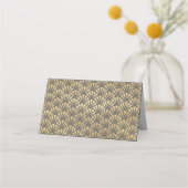 Elegant Gold Grey Art Deco Wedding Event (Achterkant)