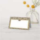 Elegant Gold Grey Art Deco Wedding Event (Voorkant)