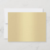 Elegant Gold Hand Script Text Sjabloon Luxe (Achterkant)