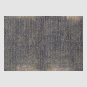 Elegant Gold Handwrite Letter on Black Tissuepapier