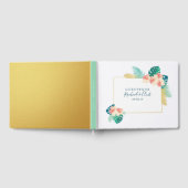 Elégant Gold Hawaiian Hibiscus Mariage livre d'or (Complet)