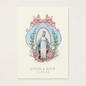 Elegant Gold katholieke weddenschap Kaart (Voorkant)