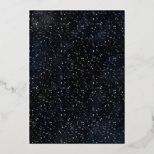 Elegant Gold | kerstfeestdag in de Nutcracker Folie Uitnodiging (Achterkant)