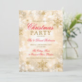 Elegant Gold Kerstfeestdag Kaart (Staand voorkant)