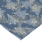 Elegant Gold Kerstmis drie Patroon Korte Tafelloper (Hoek)