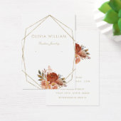 Elegant Gold Lijst Black earing Display Card Visitekaartje (Bureau)