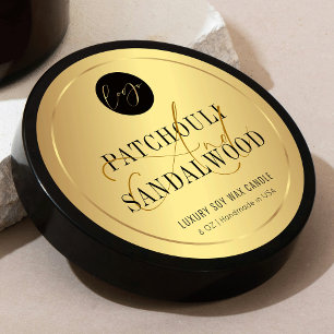 Elegant Gold Logo Business Packaging Étiquette pro