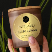 Elegant Gold Logo Business Packaging Étiquette pro