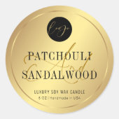 Elegant Gold Logo Business Packaging Étiquette pro (Devant)