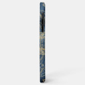 Elegant Gold Mandala Blue Whimsy Design Case-Mate iPhone Case (Achterkant/links)