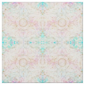 Elegant Gold Mandala en holografisch glitter desig Stof (Swatch)