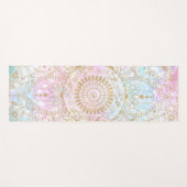 Elegant Gold Mandala en holografisch glitter desig Yogamat (Voorkant (horizontaal))