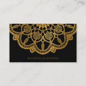 Elegant Gold Mandala ID353 Visitekaartje (Voorkant)