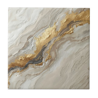 Elegant Gold Marble Flow – Luxury Ceramic Tile Tegeltje
