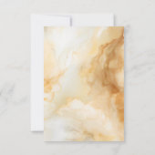 Elegant Gold Marble Professional Bedankkaart (Achterkant)
