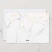 Elegant Gold Merry - Aangepaste kerstfoto Feestdagenkaart (Achterkant)