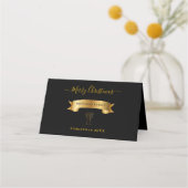 Elegant Gold Merry Christmas Personalized (Voorkant)