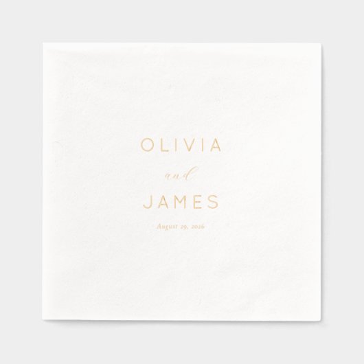 Elegant Gold Minimalist Calligraphy (Recto)