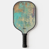 Elegant Gold Monogram Pickleball Paddle (Voorkant)