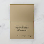 Elegant Gold Ornamental Banner Kaart (Binnen)