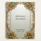 Elegant Gold Ornate Planner (Devant)