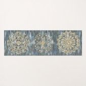 Elegant Gold Pareltjes Mandala Yogamat (Achterkant (horizontaal))