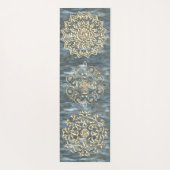 Elegant Gold Pareltjes Mandala Yogamat (Achterkant)