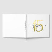 Elégant Gold personnalisé 15e anniversaire (Complet)