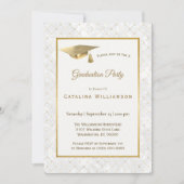 Elegant Gold Pet Afstuderen Kaart (Voorkant)