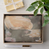 Elegant Gold Pink Rose Bokeh Lights Ontkoppeling Tissuepapier (Geschenk)